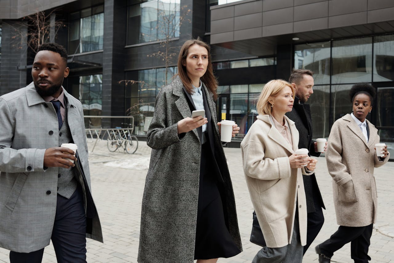 people taking coffee