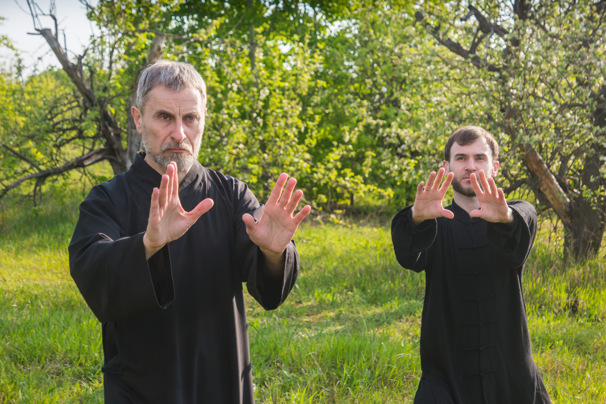 Tai Chi with father