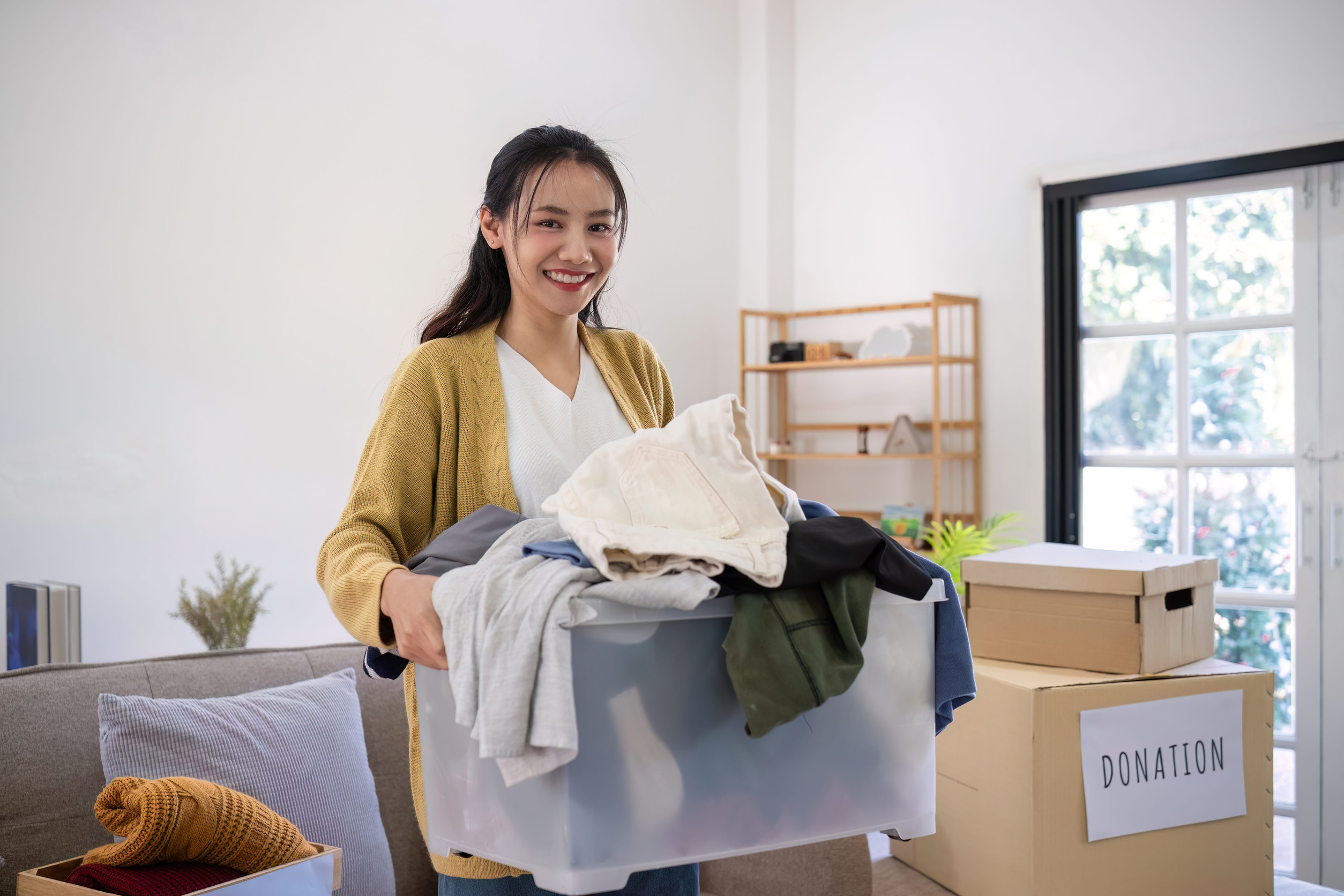 decluttering home