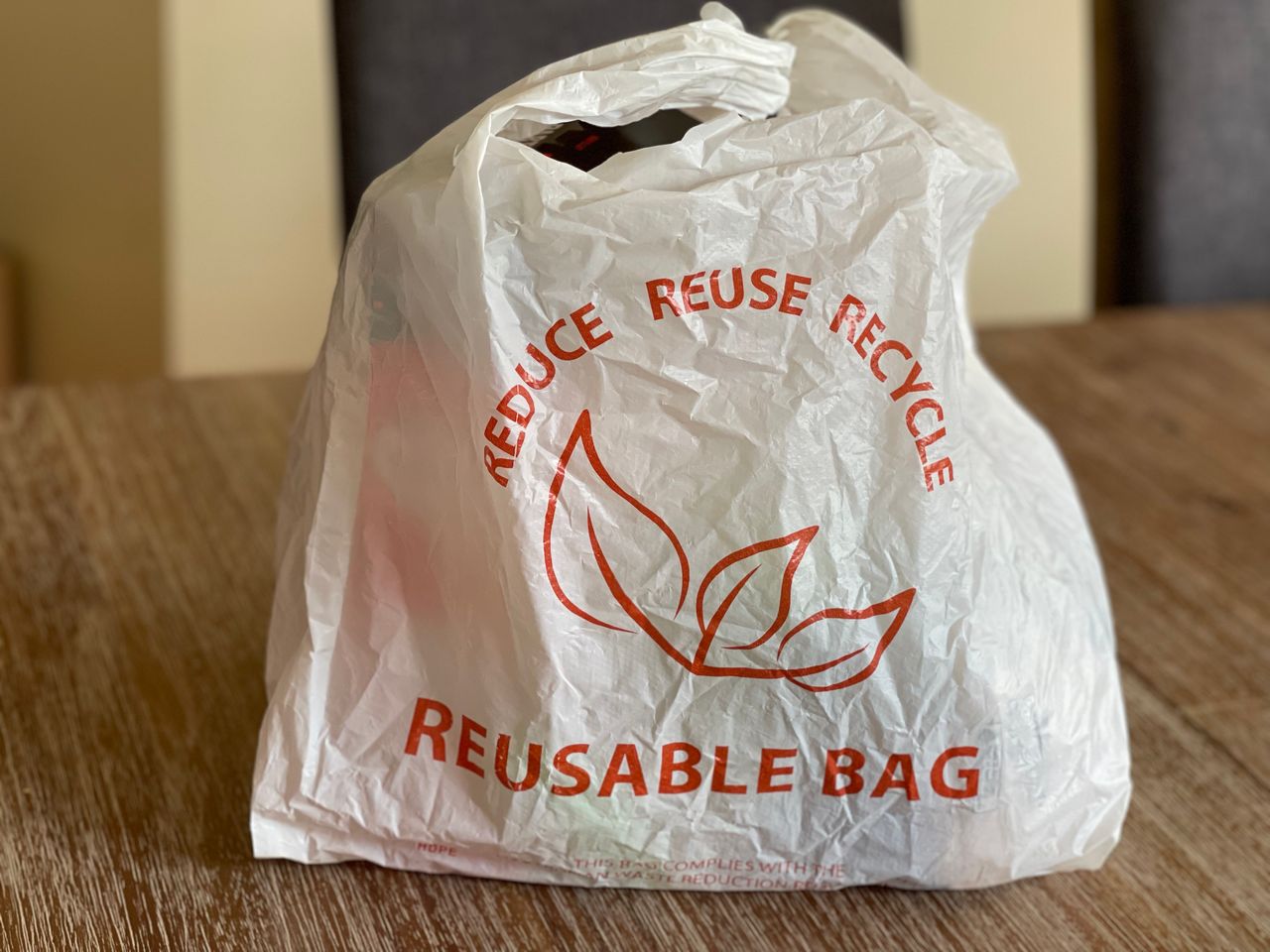 reusing plastic bags
